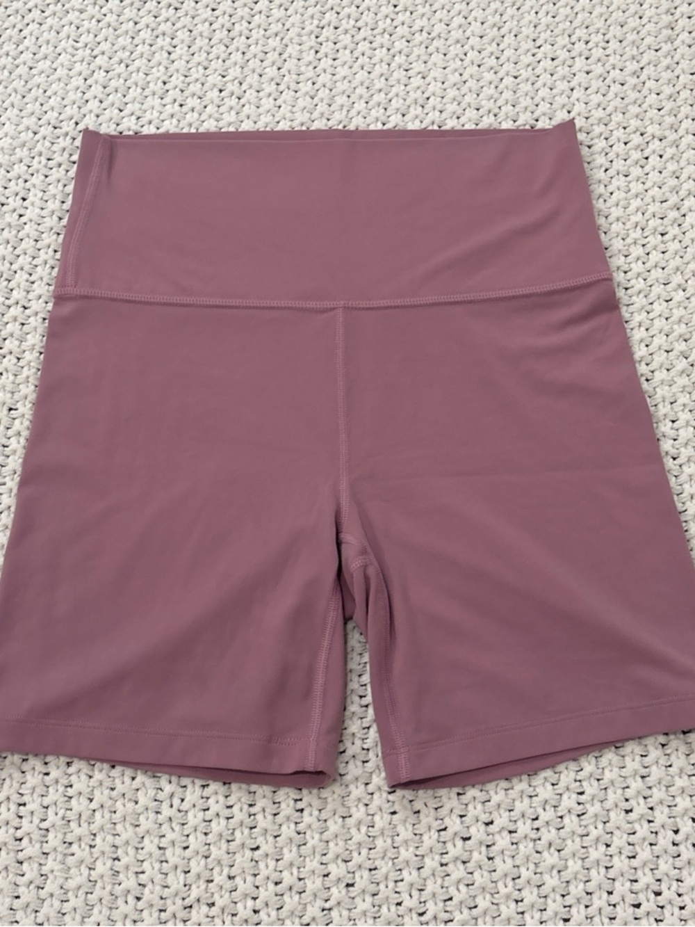 All in Motion Lilac High-Rise Bike Shorts